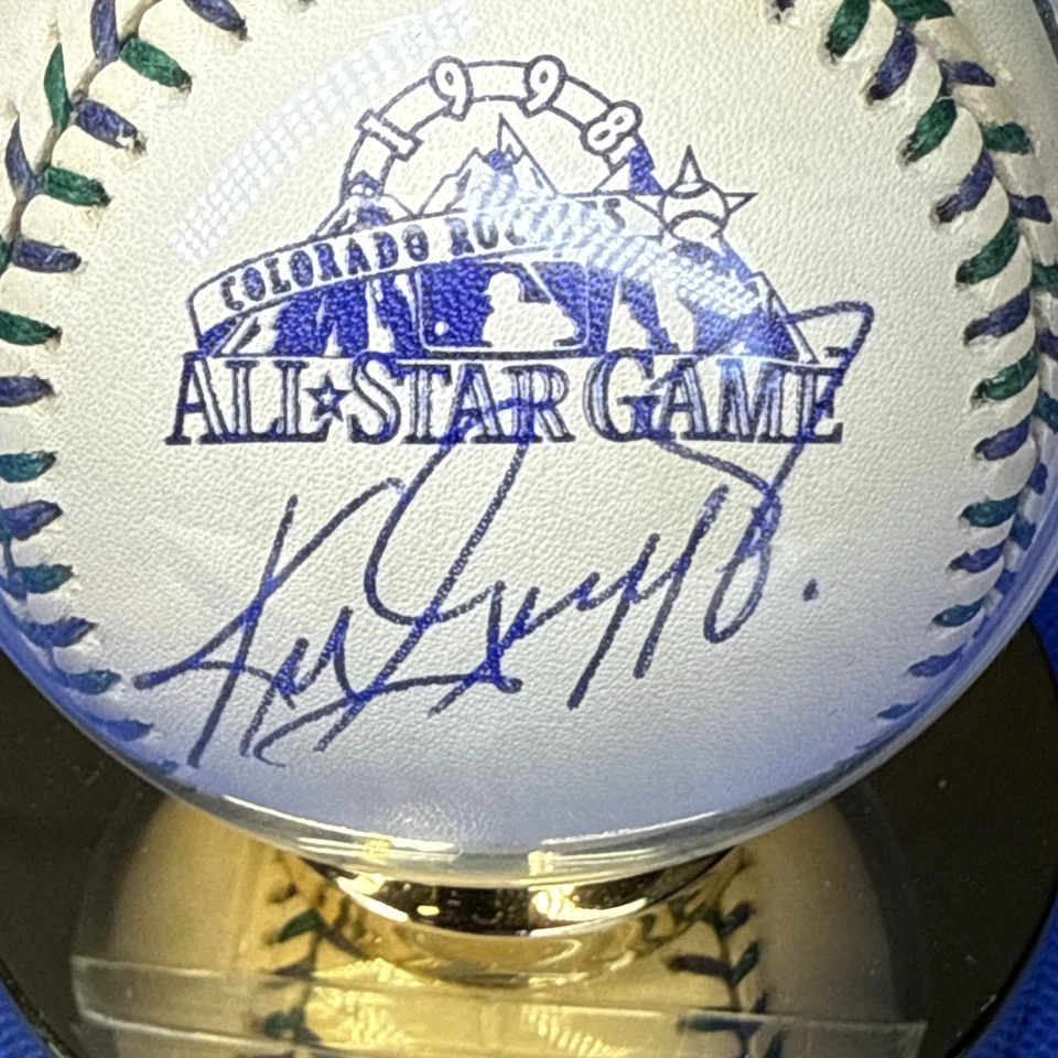 Ken Griffey Jr. Signed Autographed Major League Baseball COA Hologram - Image 4 of 4