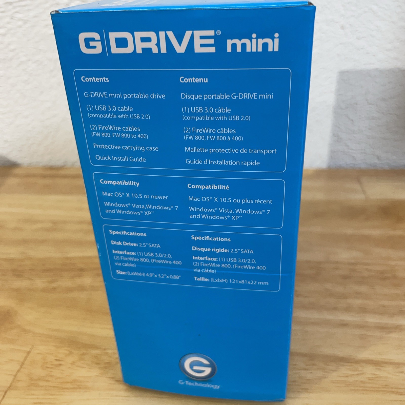 G-Technology G-DRIVE Mini - 1 TB Portable Hard Drive