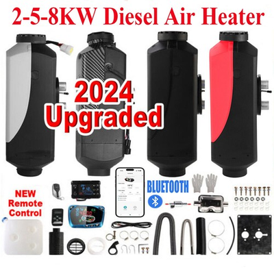 #ad #ad Diesel Air Heater 12 24V 2 5 8 KW with LCD Remote Control Bluetooth Fast Heating $84.99