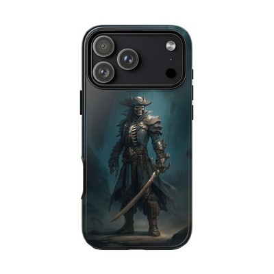For iPhone/Galaxy/Pixel - Custom Case - Pirate Cursed Skeleton Guardian