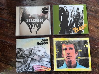 4 x CD - THE CLASH + DEAR READER + PLATZGUMER + DELPHIC - Sehr Gut