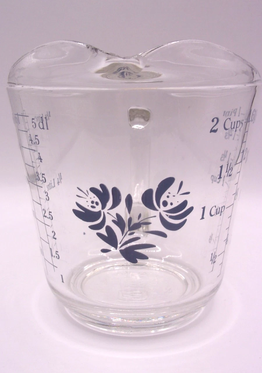 Pflatzgraff Yorktowne Glass Measuring Cup Anchor Hocking U.S.A. 16 oz- 2 cups