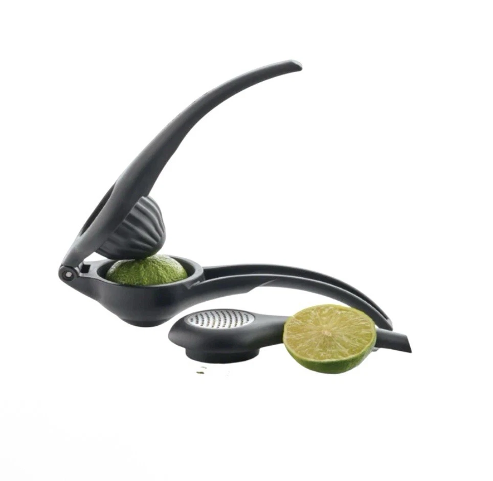 Tupperware Zest N Press Black Kitchen Tools Gadget Citrus Juicer & Zester New
Opens in a new window