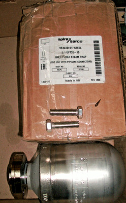 SPIRAX SARCO 1465400 UFT32-10 SEALED STAINLESS STEEL BALL FLOAT  STEAM TRAP