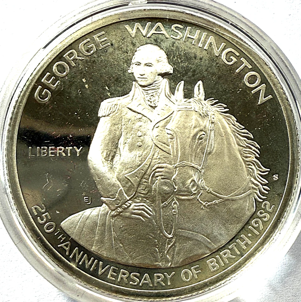 1982-S GEORGE WASHINGTON COMMEMORATIVE COIN PROOF SET / HARD TO FIND / UNC - Image 4 of 4