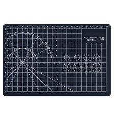 A5 Cutting Mat, Self Healing Double Sided 3-Ply Craft Cutting Board 8.6 x 5.9
