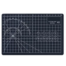 A5 Cutting Mat, Self Healing Double Sided 3-Ply Craft Cutting Board 8.6“ x 5.9”