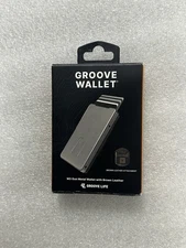 Groove Life Wallet Gun Metal, RFID Proof, Money Clip NEW SEALED