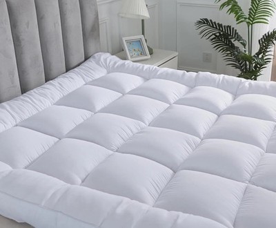 4 Inches Thick Mattress Topper Quilted Cooling Mattress Topper Pad