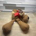 Retired Rodney Reindeer 1979 Hallmark Bean Bag Christmas Plush With Red Bow — photo 4