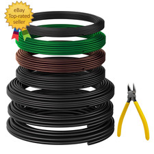 189FT Easy to Bend Bonsai Wire, Aluminum Bonsai Tree Wire in 5 Size
