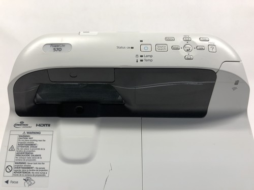 Proyector Epson PowerLite 570 XGA 3LCD por debajo de 3500 horas - Imagen 2 de 6