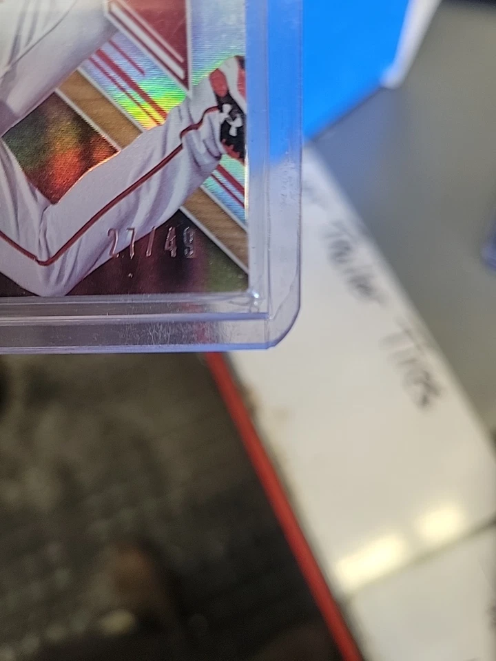 2018 Panini Elite Extra Edition Prospect Materials Red /49 Carter Kieboom #PM-CK - Image 3 of 3