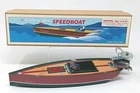 Schylling Vintage Tin Collector Series Speedboat Toy with Box "Lady Luck"
