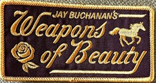 JAY BUCHANAN  WEAPONS OF BEAUTY PROMO IRON ON PATCH