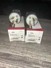 QTY 2 Cooper 6266 Safety Grip plug 15A 125V 2P. UPC#040893021058