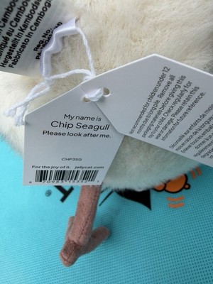 AUTHENTIC‼️ NWT Jellycat Chip Seagull - FAST SHIPPING! | eBay