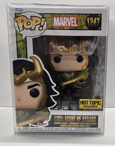 Funko Pop Marvel 1247 Loki Agent of Asgard (In Pop Protector)