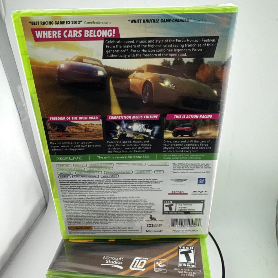 Forza Horizon  Microsoft Xbox 360 - FACTORY SEALED NEW - Ready To GRADE WATA VGA - Image 2 of 2