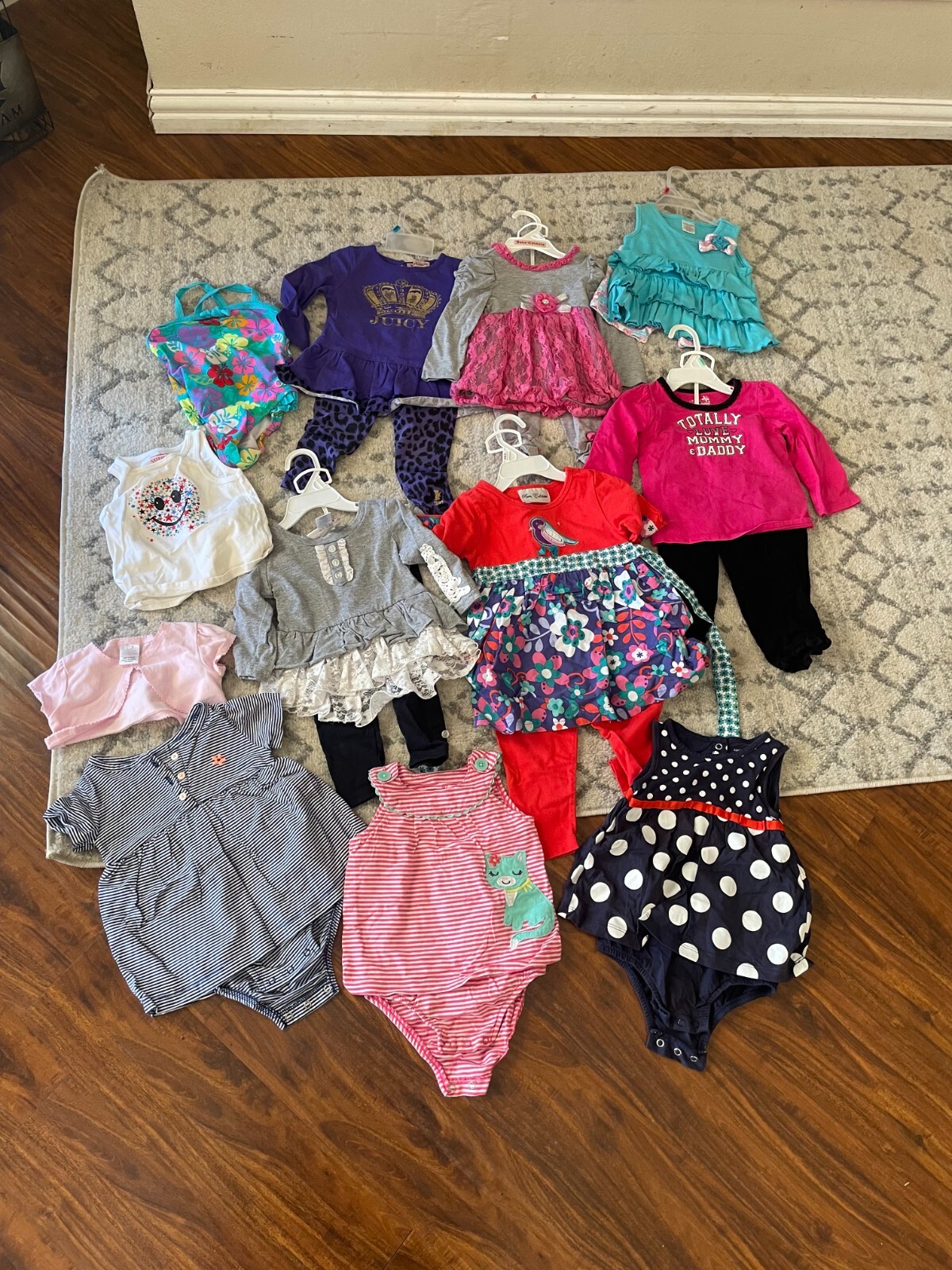 Lot of 19 baby girl clothes size 18 months eBay