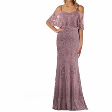 Spaghetti Straps Mother of The Bride Dresses Evening Gown Applique Lace