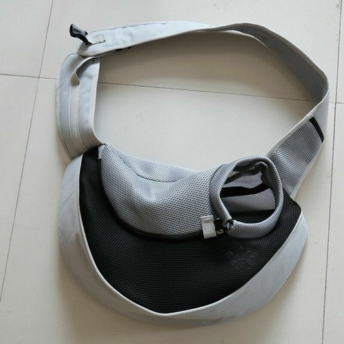 Haustier Hund Träger Rucksack Brust Tasche Welpe Sling Katze Reise Schulter Netz - Bild 16 von 17
