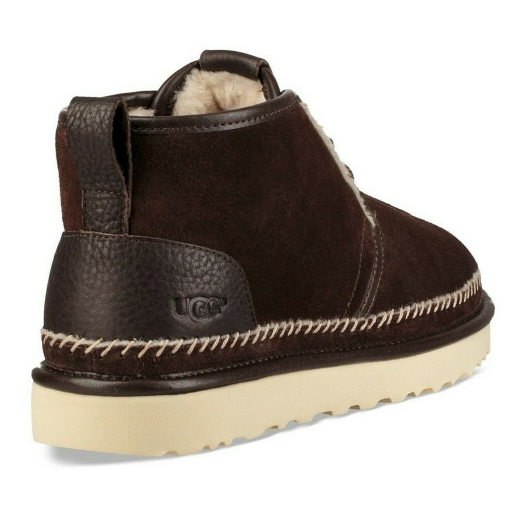 NEW IN BOX! UGG MEN NEUMEL STITCH SUEDE STOUT BOOTS SIZE 9, 10, 11