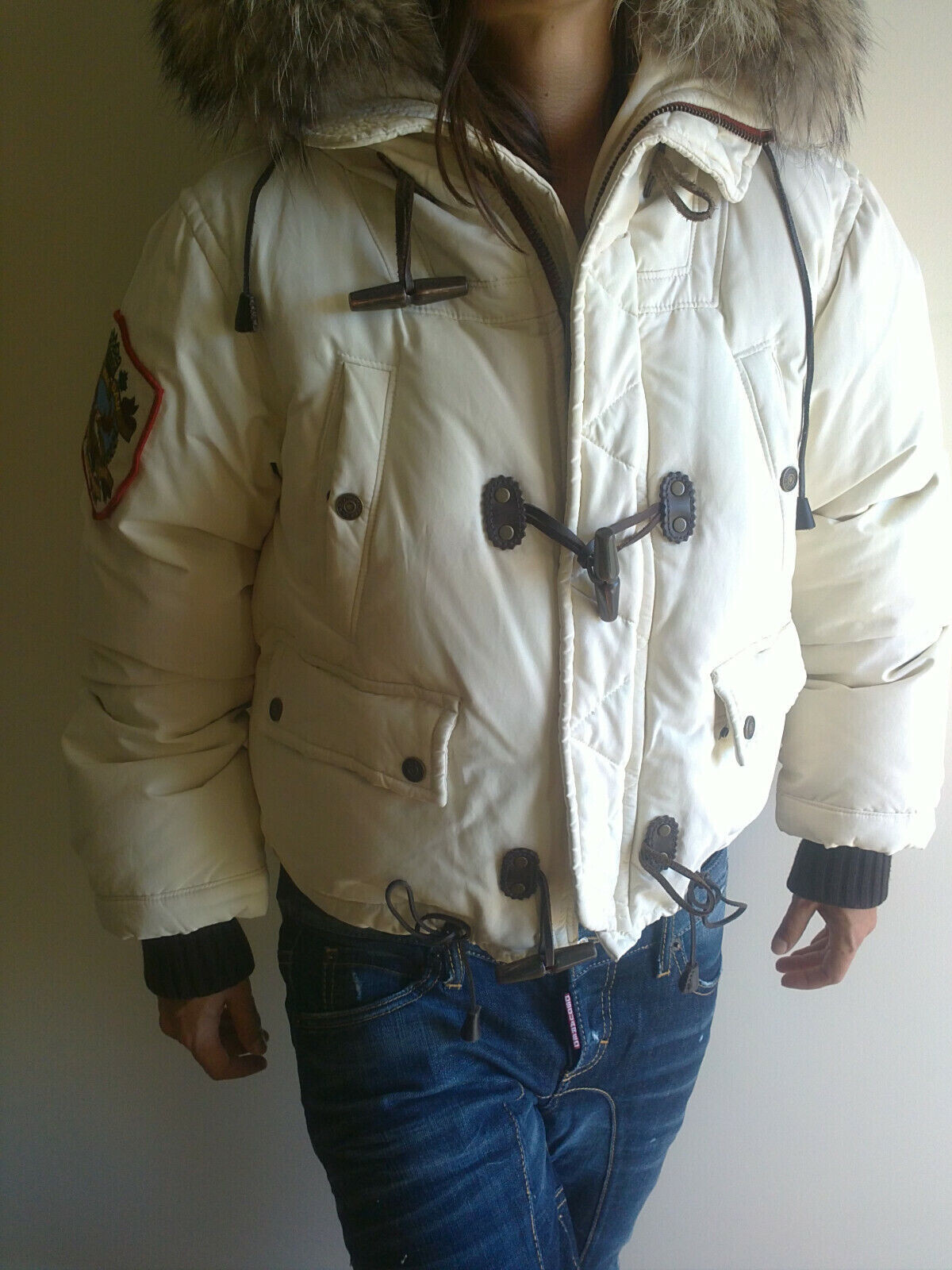 Authentic DSQUARED Real Down short Jacket mod.72A… - image 4