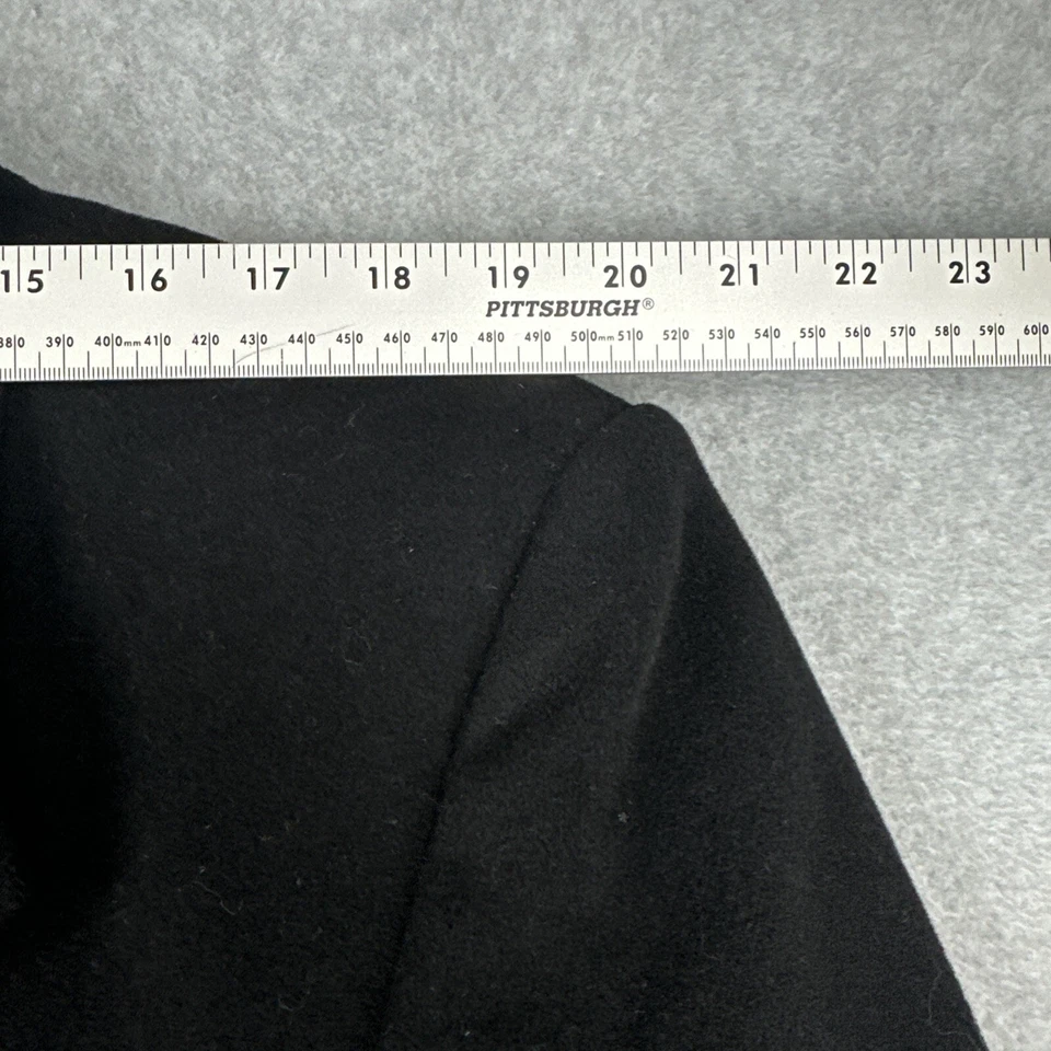 Abrigo de gabardina Galleria Pour Homme para hombre 42R negro mezcla de cachemir Foto 3 de 4