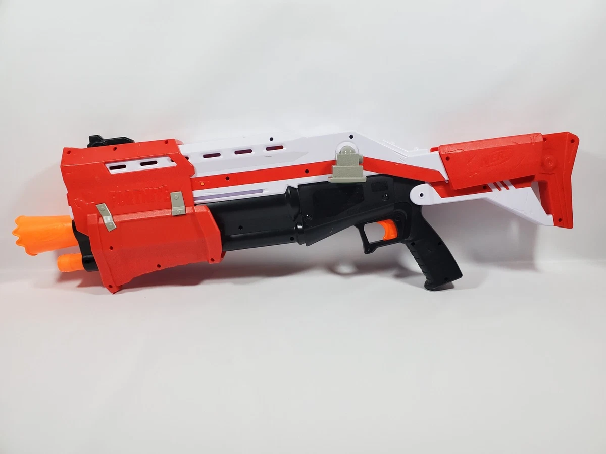 Arma Fortnite Nerf Ts Vermelha 12 Shotgun Hasbro Original