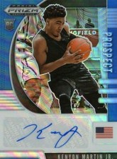 Kenyon KJ Martin Jr 2020 PRIZM DRAFT PICKS BLUE REFRACTOR RC AUTOGRAPH /149 Auto