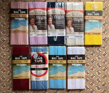 New Wide Single Fold Bias Tape 7/8" wide - Choose Color and Length