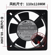 SNOWFAN YY11025HBL2 220-240V 0.10A/0.09A 11CM Ball Cooling Fan