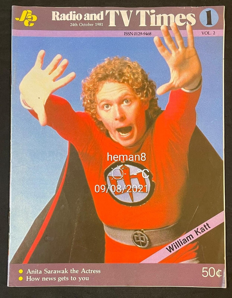 1981 Oct #1 Singapore Radio & TV Times Magazine William Katt