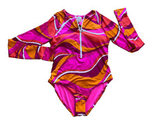 NEW NWT Trina Turk Swim Spa one 1 pc swim suit rash guard 3621145M XL XLARGE