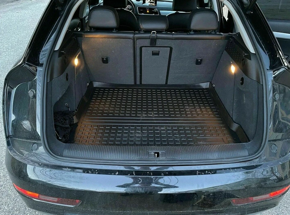 Alfombrilla de maletero trasero de carga bandeja de piso maletero para Audi Q3 Quattro 2013 - 2024 nueva Foto 3 de 4