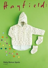 Modèle De Tricot Sirdar - Hayfield Baby Bonus Spots, Veste Et Chaussons 5446