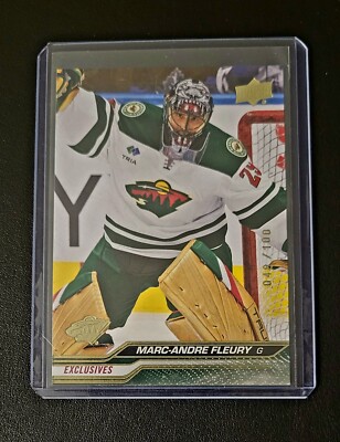 2023-24 Upper Deck Series One Exclusives Marc-Andre Fleury 048/100