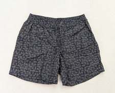Duluth Men's Swim Trunks Size L Blue Gray Print