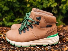 Medium 6'' Work Boots Vibram Outsole Waterproof Travel Hiking Shoes