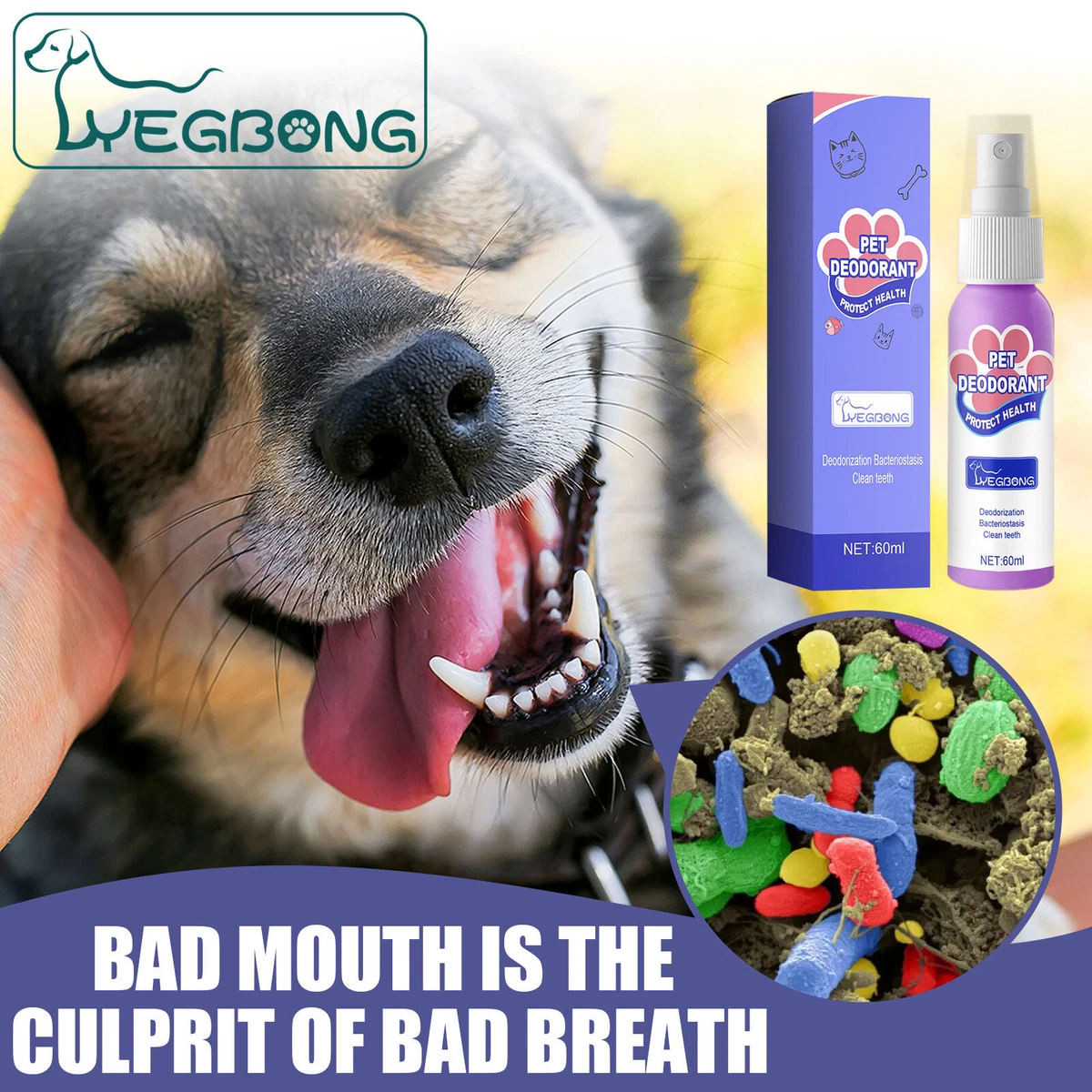 Dog mouth spray store bad breath