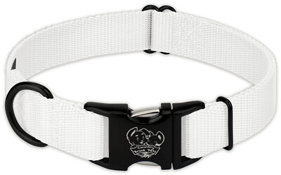 Country Brook Petz  Premium Nylon Dog Collar with Metal Buckle