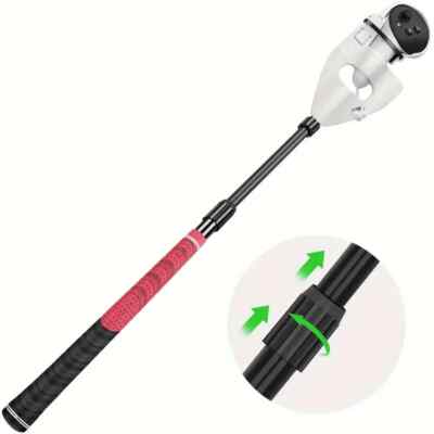 VR Golf Club Compatible with Meta/Oculus Quest 3 Retractable VR Golf Club Handle