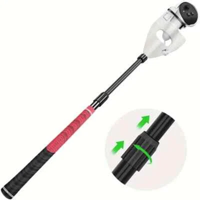 YRXVW VR Golf Club Compatible with Meta/Oculus Quest 3 Retractable VR Golf Club Handle