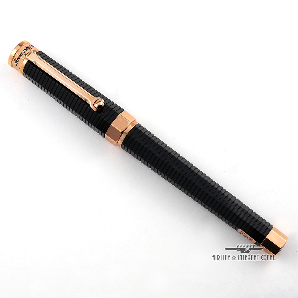 MONTEGRAPPA NERO UNO LINEA ROSE GOLD ROLLERBALL PEN | eBay