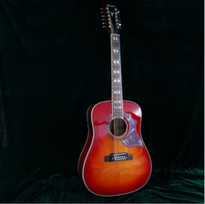 41in 12-Strings Electric Acoustic Guitar Solid Spruce Top with EQ Hummingbird