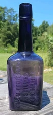 Vintage Purple Irradiated Chas. M. Pfeiffer & Sons distiller Cincinnati, OH 1890