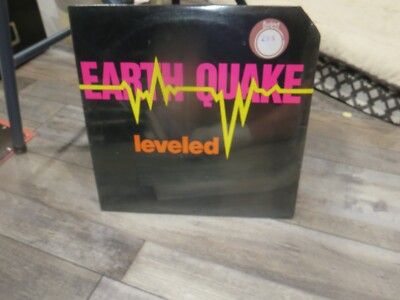 Earth Quake leveled new factory sealed vinyl record - Original Cut