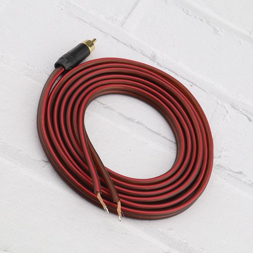 RCA to Speaker Wire Adapter Speaker Bare Wire to RCA Plug Adapter 16 AWG 2m - Picture 5 of 5