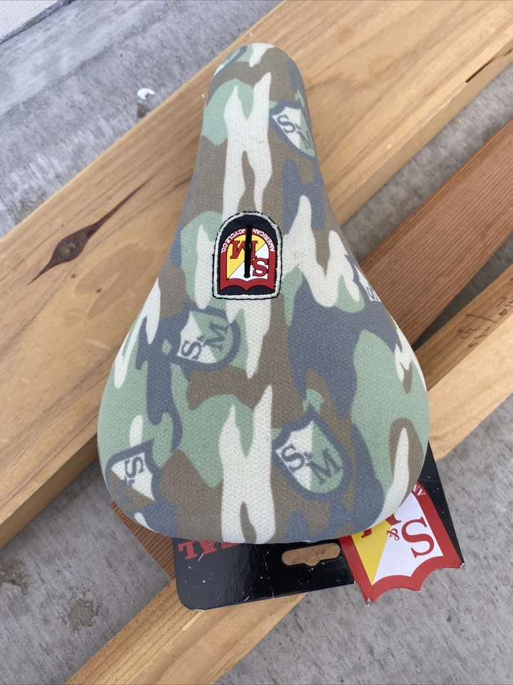 S&M BMX BIKE CAMUFLAGEM ESCUDO ENVOLTÓRIO ASSENTO PIVOTAL DOMINGO PRIMO CULT ODYSSEY COXIE FAT S - Imagem 4 de 4